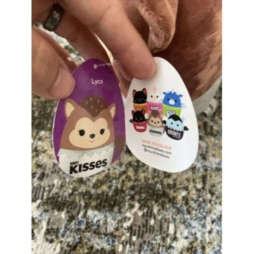 RARE Squishmallows 8in LYCA the Werewolf Halloween Hershey Kisses New NWT